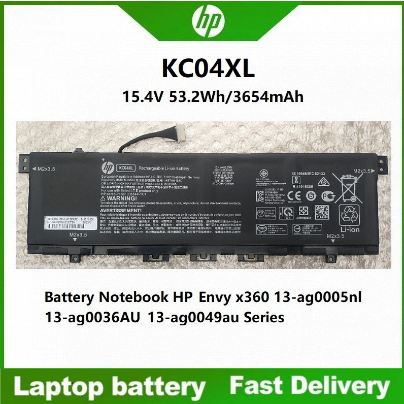 ☸KC04XL HP แบตเตอรี่ KC04XL (Envy x360 13-ag0005nl, 13-ag0036AU, 13-ag0049au, 13-ar0007au, 13-ar0127