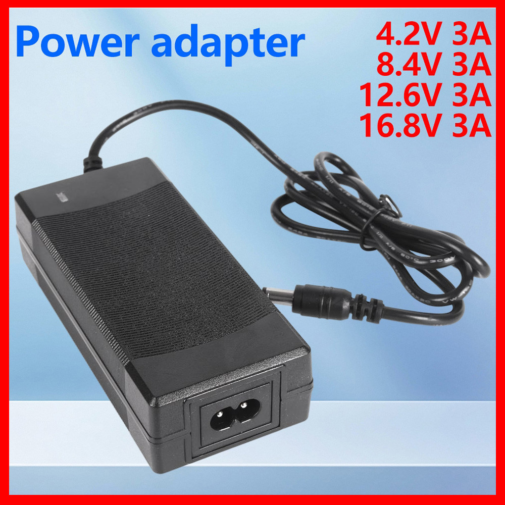 4.2V 8.4V 12.6V 16.8V 3AAdapter Power สองสีทํางานไฟแสดงสถานะแบตเตอรี่ลิเธียม Battery18650 แบตเตอรี่ 