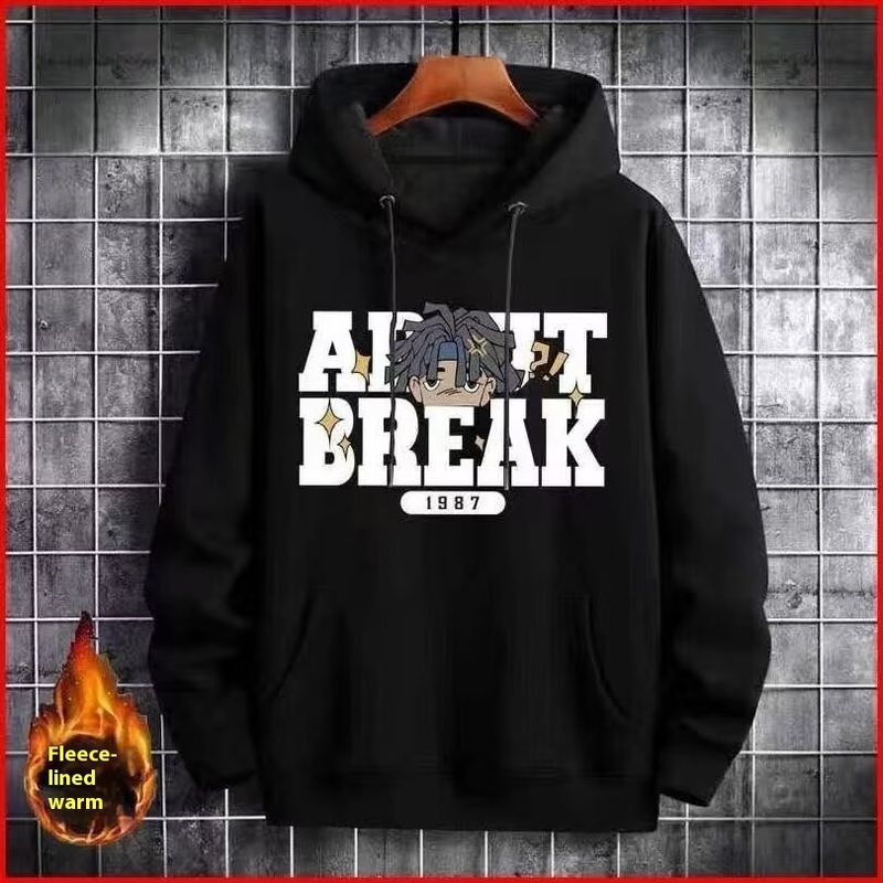 เสื้อกันหนาวมีฮู้ดและฟูกซับใน สไตล์แฟชั่นสำหรับผู้ชาย