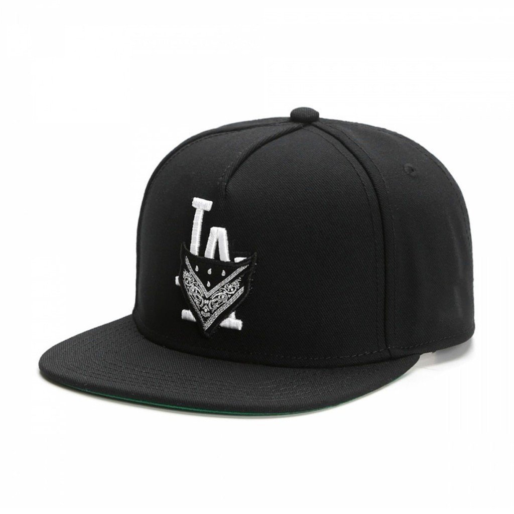 Los Angeles LA Letter Hip Hop Sunshade หมวกปีกแบนสำหรับทุกเพศ ดีไซน์สไตล์ฮิปฮอป หมวกกันแดดสไตล์เหมาะสำหรับนักสไตล์และนักฮิปฮอป