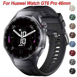 สายซิลิโคนสําหรับนาฬิกา Huawei GT6 Pro 46 มม.Quick Release Sports Band สร้อยข้อมือ correa สําหรับ Huawei GT6 46 มม.อุปกรณ์เสริมเข็มขัดผู้ชาย