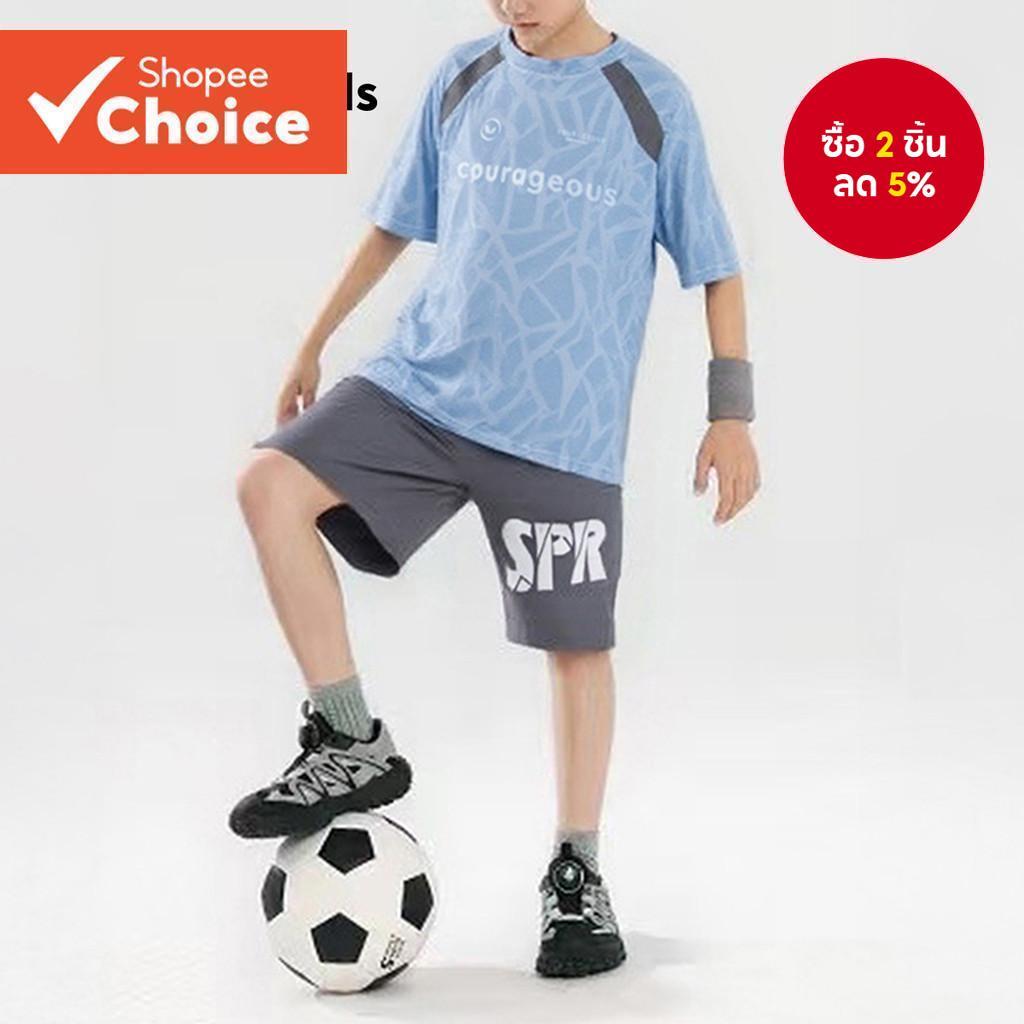 NS115-SEP25-C-ชุดเซ็ตกีฬาฤดูร้อนสําหรับเด็กผู้ชาย-SHNS115BK150