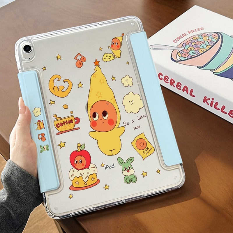 ส่งจากไทย เคสสำหรับไอแพด case ปกหนัง Gen10/11 Air4/5/6/7 M3 Mini6/7 Pro11  A16Y-พับสําหรับipadกรณี.