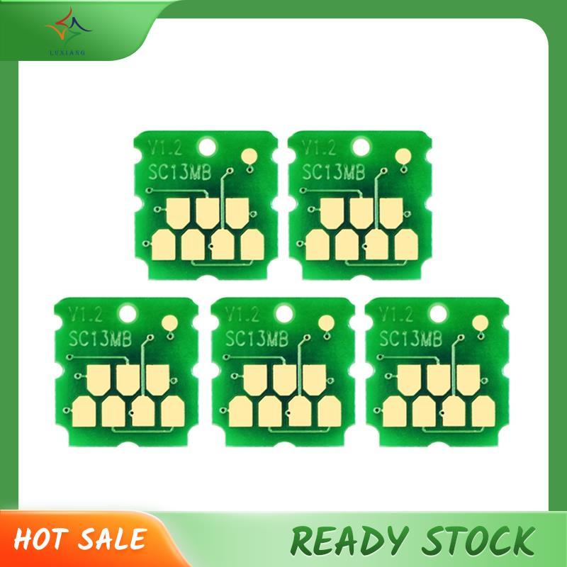 [luxiang.th] สําหรับ T3170 T5170 T3180 F570 F571 SC13MB C13S210057 ชิปบํารุงรักษากล่องหมึกเสียชิ้นส่