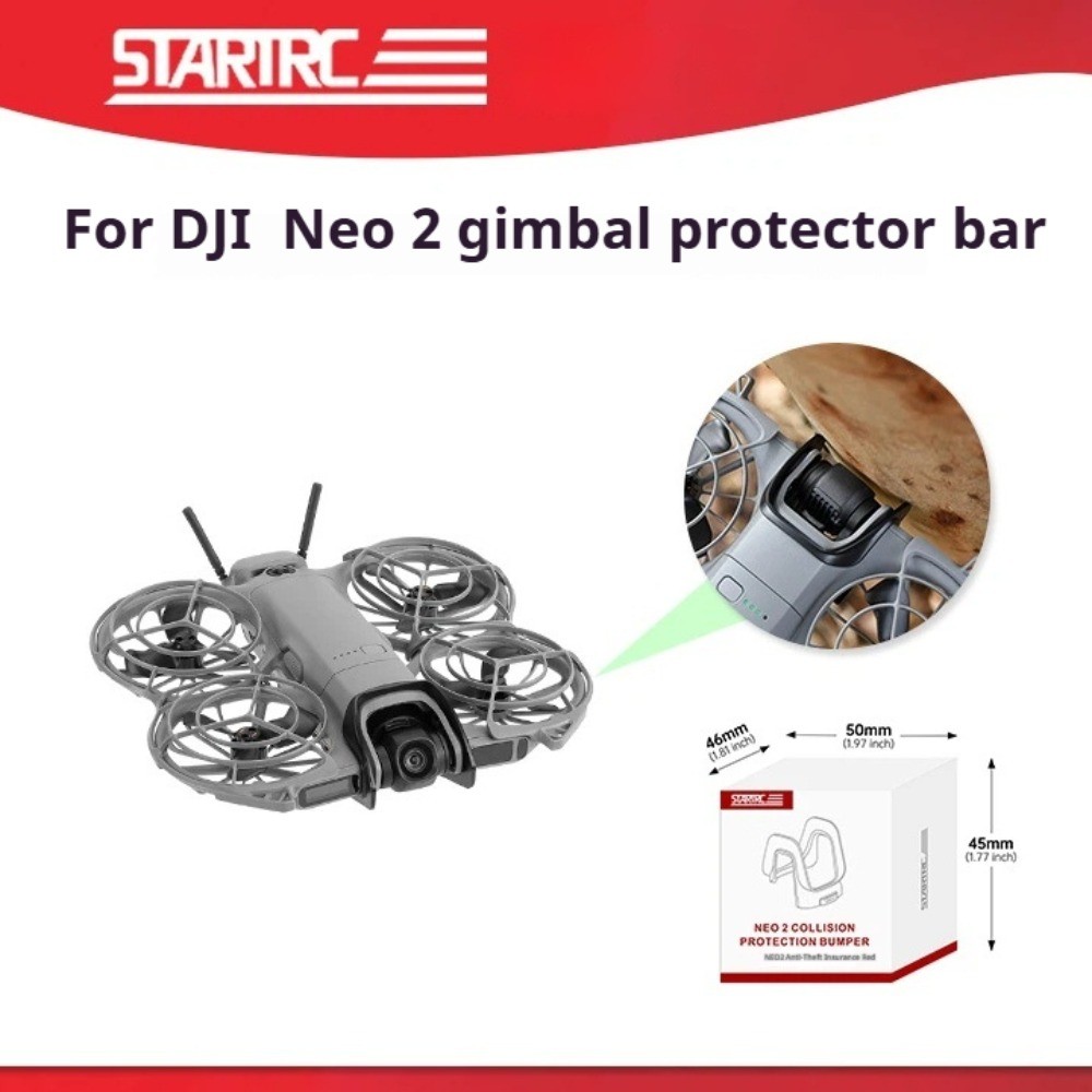 STARTRC เหมาะสําหรับ DJI NEO2 gimbal กันชนป้องกันป้องกันการชนกันพลาสติกอุปกรณ์กันชนหน้าแบบปลดเร็ว