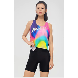 ผู้หญิง รัดกล้าม BMAI Compression Short 2.5 2026 ยืดหยุ่นสูง กระเป๋าอเนกประสงค์หลายช่อง