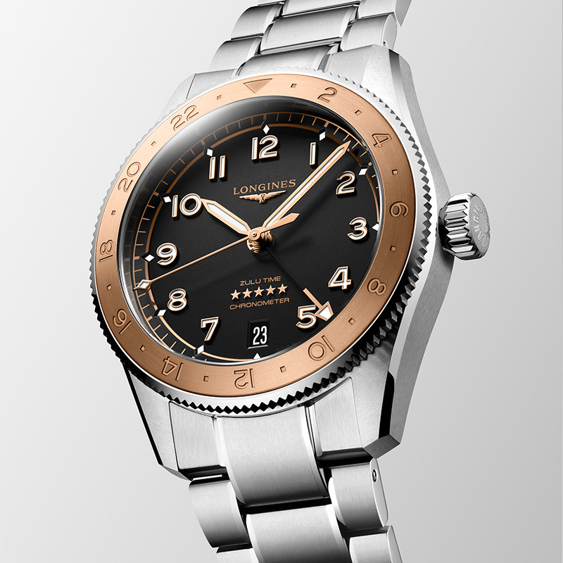 [สินค้าใหม่] LgL. Longineseesese Longinesese Pioneer Series Zulu Time 1925 นาฬิกากลไกชาย Peng Yuyan 