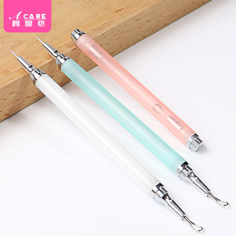 Hot Sale#Free Shipping/10Y Pimple pin C1P49-Blackhead Removal Tweezers Acne Pimple Squeezing Tool Fa