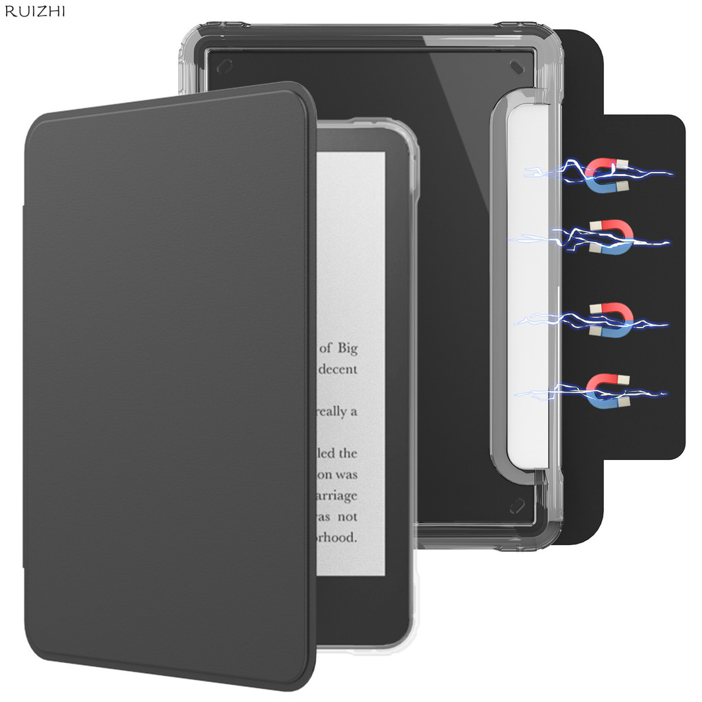 ฝาครอบที่ถอดออกได้สําหรับ Kindle Paperwhite 11th Generation 6.8 นิ้ว 2021 กรณีสมาร์ทดูดซับ TPU สําหร