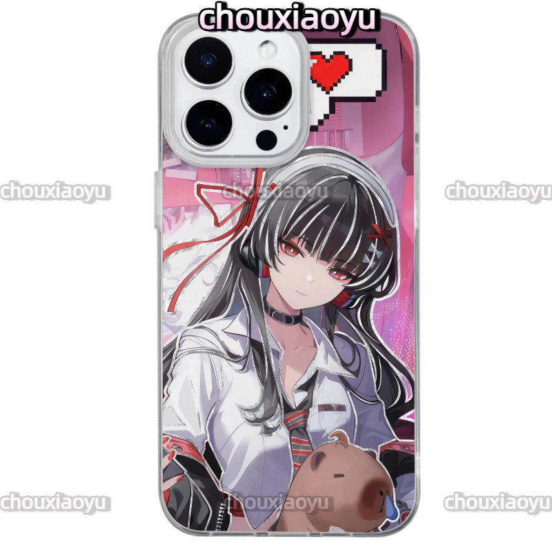 เหมาะสําหรับ Redmi note 14 13 12 5G Xiaomi Poco X7 X6Pro X5 F8Ultra F8Pro F7 F6 F5 F4 เคสโทรศัพท์ Wuthering Waves Chisa อะนิเมะ Glacier รูปแบบ