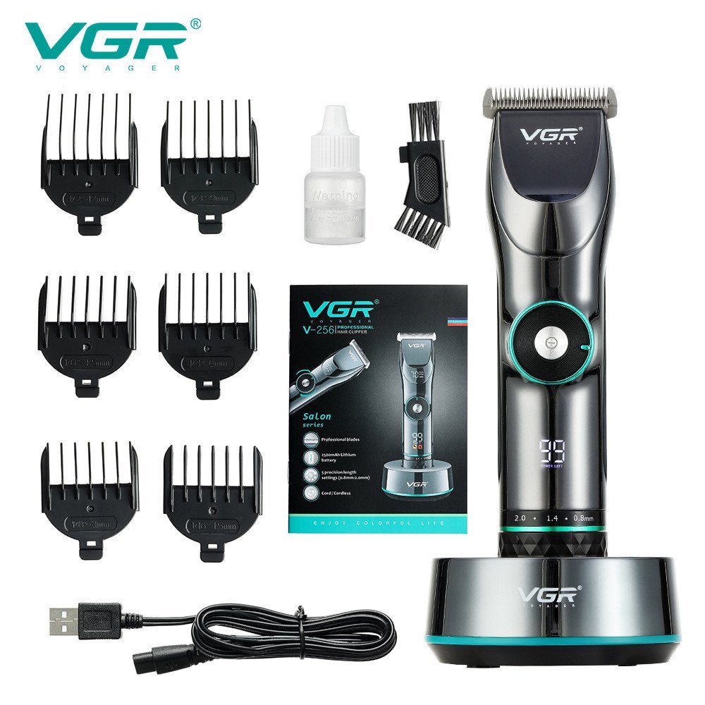 V-256VGR ผมโกนหนวด Stylist ผม Clipper ผมไฟฟ้า Clipper Hairdressing Shop ร้านทําผม 7KYS