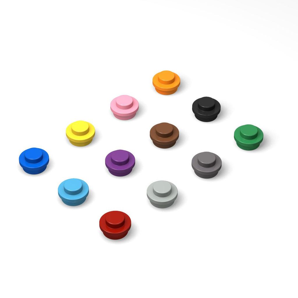 บล็อกตัวต่อ 6141-4073-30057 1x1 รอบอนุภาค MOC ที่กําหนดเองวิทยาศาสตร์การศึกษาอุปกรณ์เสริมชิ้นส่วน DI