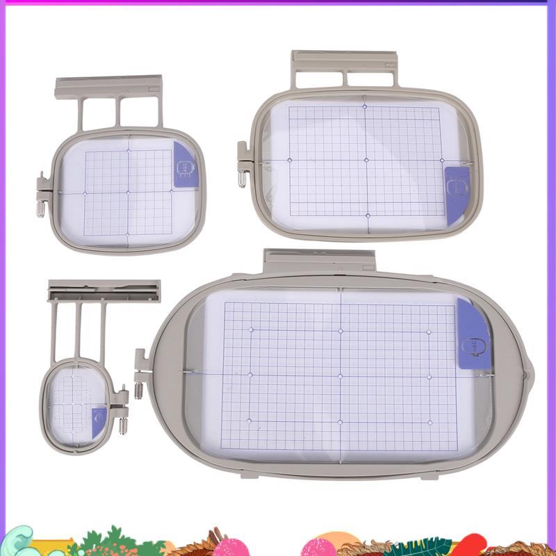 Super 4 ชิ้นจักรเย็บผ้าเย็บปักถักร้อย Hoop สําหรับ Innovias 1500 1500D 2500D 4000D 6000D(SA437,SA438