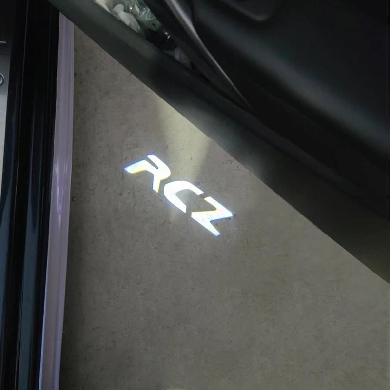รถ LED ประตูเลเซอร์ตกแต่ง Shadow โปรเจคเตอร์สําหรับ Peugeot 408 508 RCZ C4L LED Courtesy โคมไฟ HD โล