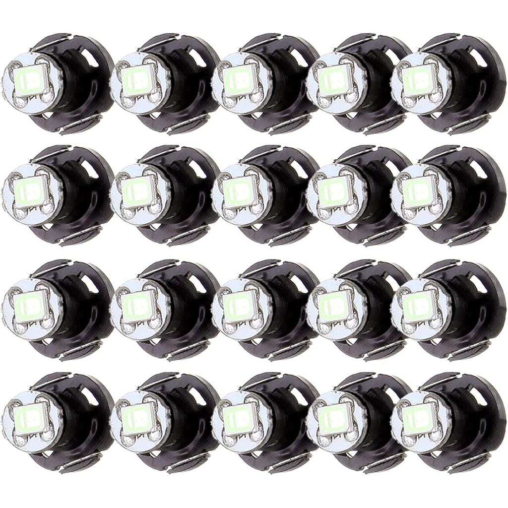 Cciyu 20 Pack Blue T4/T4.2 Neo Wedge หลอดไฟ LED (ไอซ์บลู)