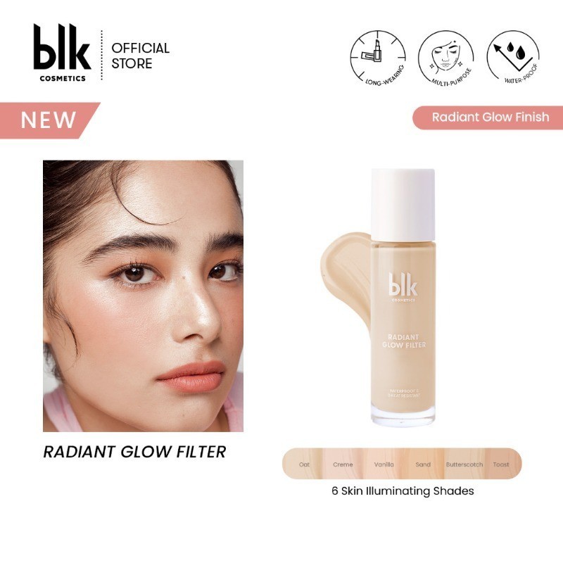 Blk cosmetics fresh radiant glow foundation 32ml