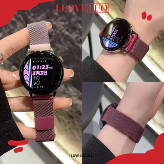 สายรัดโลหะสแตนเลส 20มม 22มม for Samsung Galaxy Watch /Huawei GT/Redmi Watch 5 Active/Lite/Garmin/Xiaomi/Amazfit Bip 6