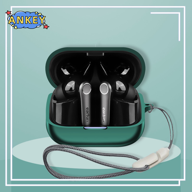 for EarFun Air Pro 4+ Protective Case Nylon Lanyard Soft Cover EarFun Air Pro 4 Plus Shells Washable Housing Anti Dust Sleeve Hand Rope Strap Accessories ราคา ถูกที่สุด ดีลบีเคเค แกลเลอรีภาพที่ 5