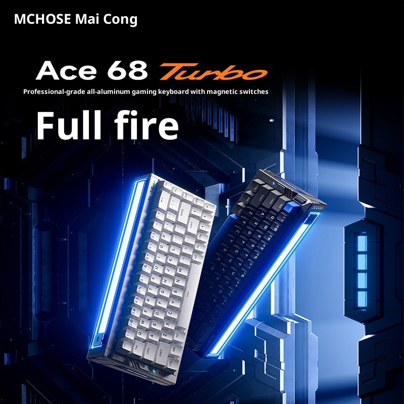 MCHOSE Ace 68 Turbo Magnetic Shaft Keyboard Mechanical 16K Gaming และ Esports Dedicated All Aluminiu