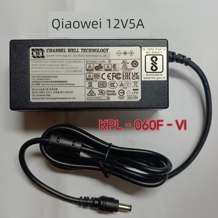 Qunhui DS218 DS216 DS218J DS220J Power Adapter 12V5A 60W NAS Charger Linelcw28.th20251122093215