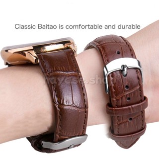 หนัง ปู่ สายนาฬิกาสาย12/14/16/18/20/22/24มิลลิเมตรไม้ไผ่เนื้…