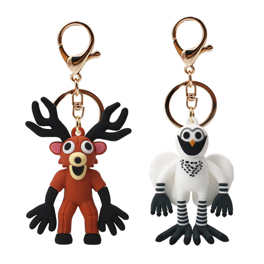 พร้อมสต็อก สินค้าใหม่ 99Nights99 พวงกุญแจกลางคืน สินค้าสยองขวัญ 99 Night Elk Owl ของเล่นจี้