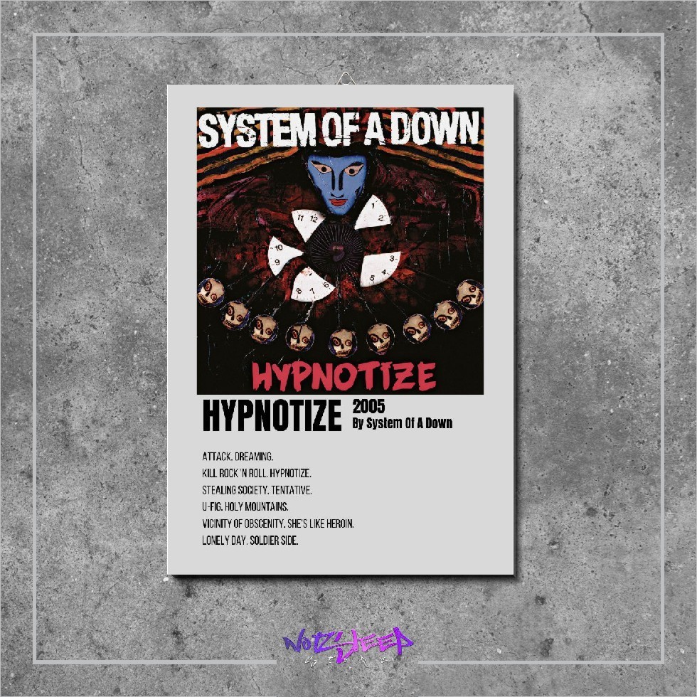 Aesthetic Cover อัลบั้มวงดนตรี Hypnotize โดยเพลง System Of A Down