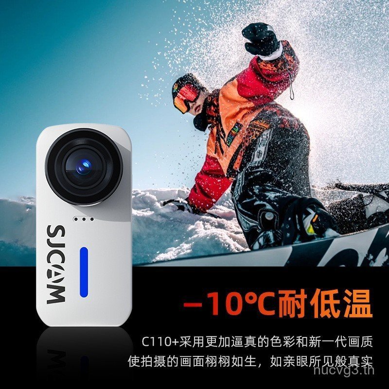 SJCAM Speed Video C110+/ C110 Thumb Action กล้อง 4k เครื่องบันทึกรถจักรยานยนต์การถ่ายภาพมุมแรก 9BO8