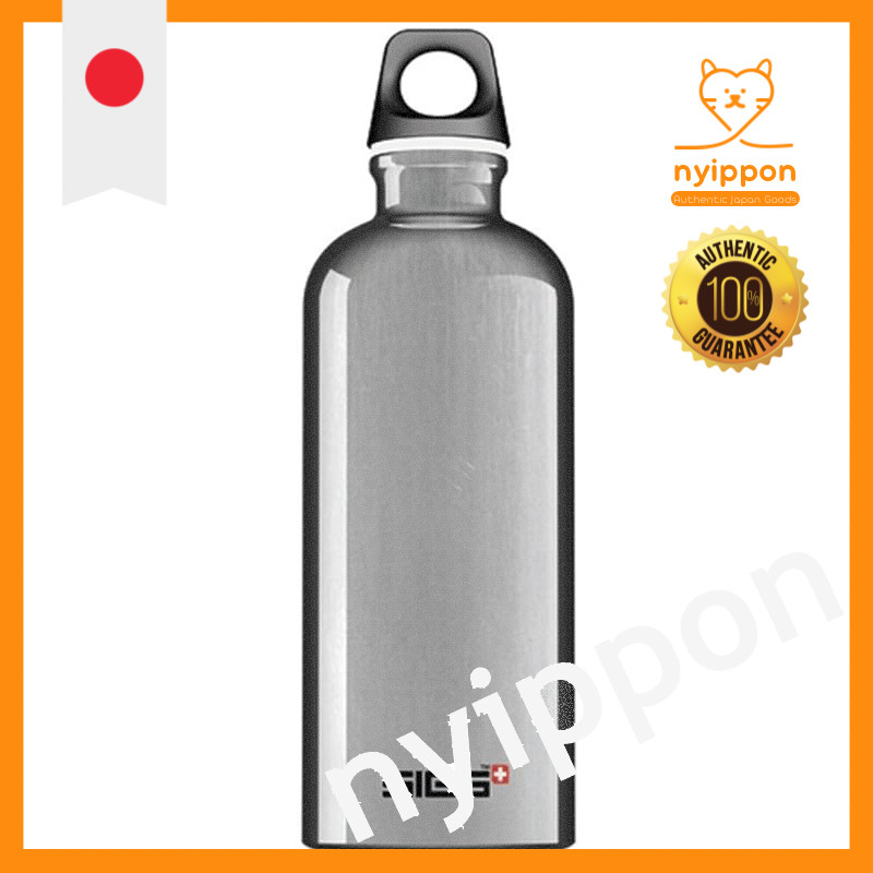 SIGG Traveler Classic 0.6L and 1.0L Lightweight Swiss Aluminum Water Bottles - Leak-Proof Travel and