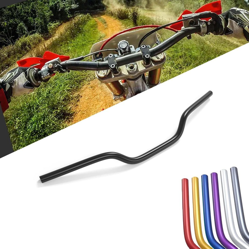 7/8" 22mm Handlebar, Universal Motorcycle Handlebar for KLX110 Ninja650r RFZ CRF70 TAO TAO SSR125 Gr