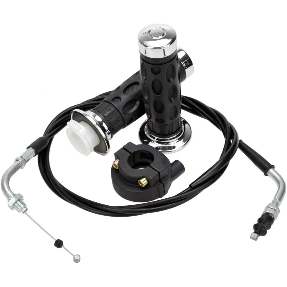 HIAORS คันเร่ง Twist Grip ชุด 78 "ท่อคันเร่งสําหรับ GY6 50cc, 80cc, 125cc, 150cc QMB139 157QMJ Jonwa