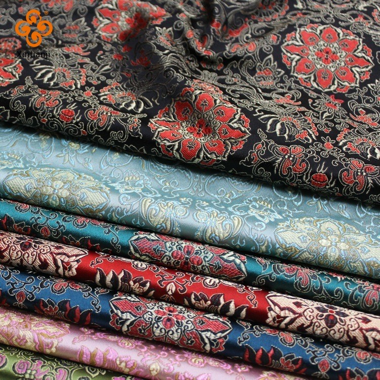 50x75 ซม.ผ้าโบรเคด DIY เครื่องแต่งกายโบราณ Hanfu ชุด Lotus Series ชุดกิโมโนเสื้อผ้าผ้า TJ8176