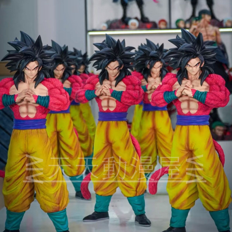จัดส่งฟรี Dragon Ball รุ่น JT โรงงานรูปปั้น Brother Gong Xi Fa Cai Hug มวย Super Four Goku ยืนท่าทาง 1/4 Scale เครื่องประดับขนาดใหญ่ของขวัญชนิดบรรจุกล่อง