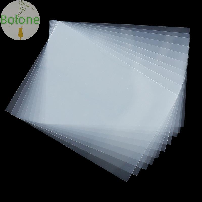 Bolone 10PCS A3 A4 A5 Inkjet & Laser Printing Transparency Film กระดาษถ่ายภาพ VN