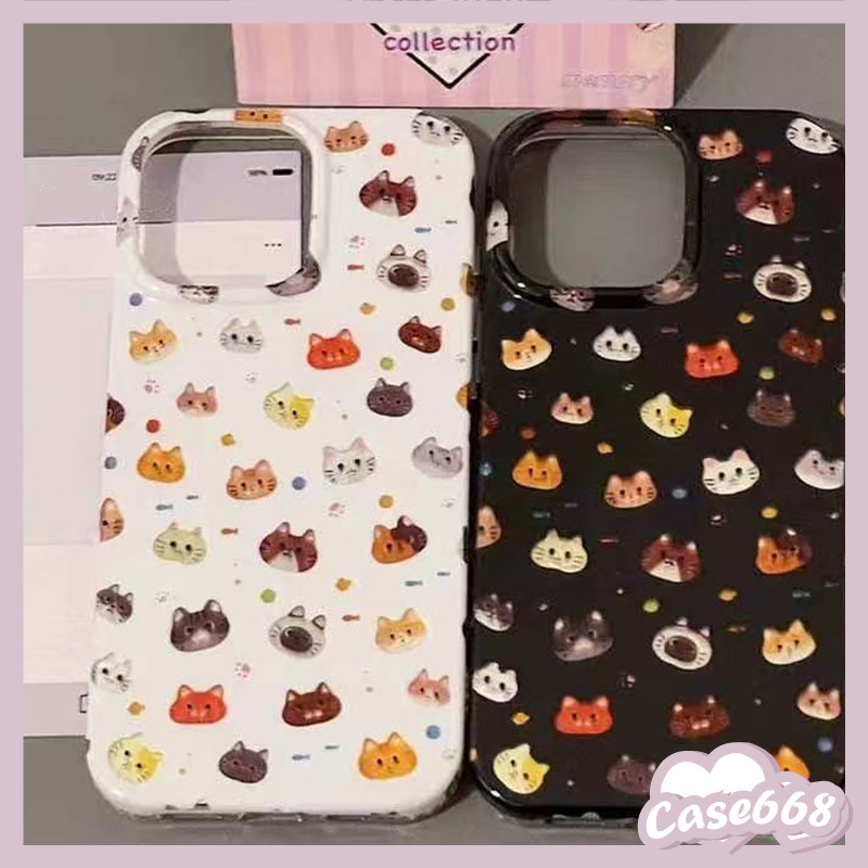 เคสไอโฟน17 สำหรับ IPhone 17AIR 16 17 13 11 15 12 14 Pro Max 16 7 6 8 Plus XR X XS Max ปกอ่อนลายการ์ตูนคู่รักคิตตี้