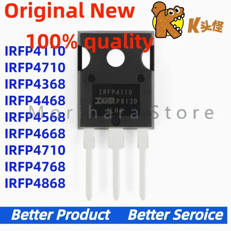 5/PCS IRFP4110 IRFP4710 IRFP4368 IRFP4468 IRFP4568 IRFP4668 IRFP4710 IRFP4768 IRFP4868 ใหม่ original