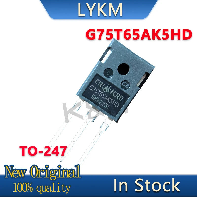 5-10/PCS ใหม่ Original G75T65AK5HD 75A 650V TO-247 75A 650V IGBT power หลอดเดียวในสต็อก