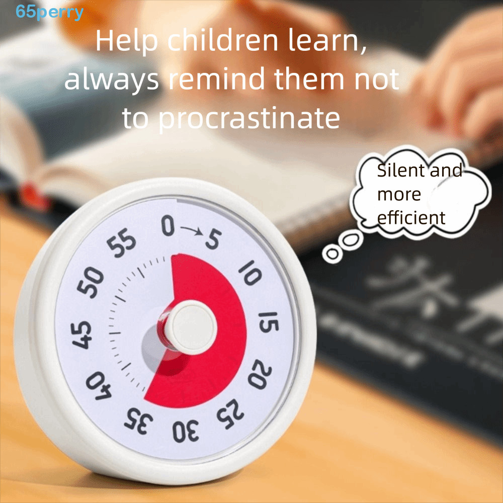 PERRY Visual Timer, Self Discipline Learning Children Timer, Multifunctional Time Management Timer R
