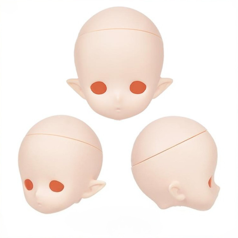 1/6 ตุ๊กตาส่วนหัว Imomodoll อุปกรณ์เสริม Maru/ Miko ผิวขาวอะนิเมะหัวโดยไม่ต้องแต่งหน้า