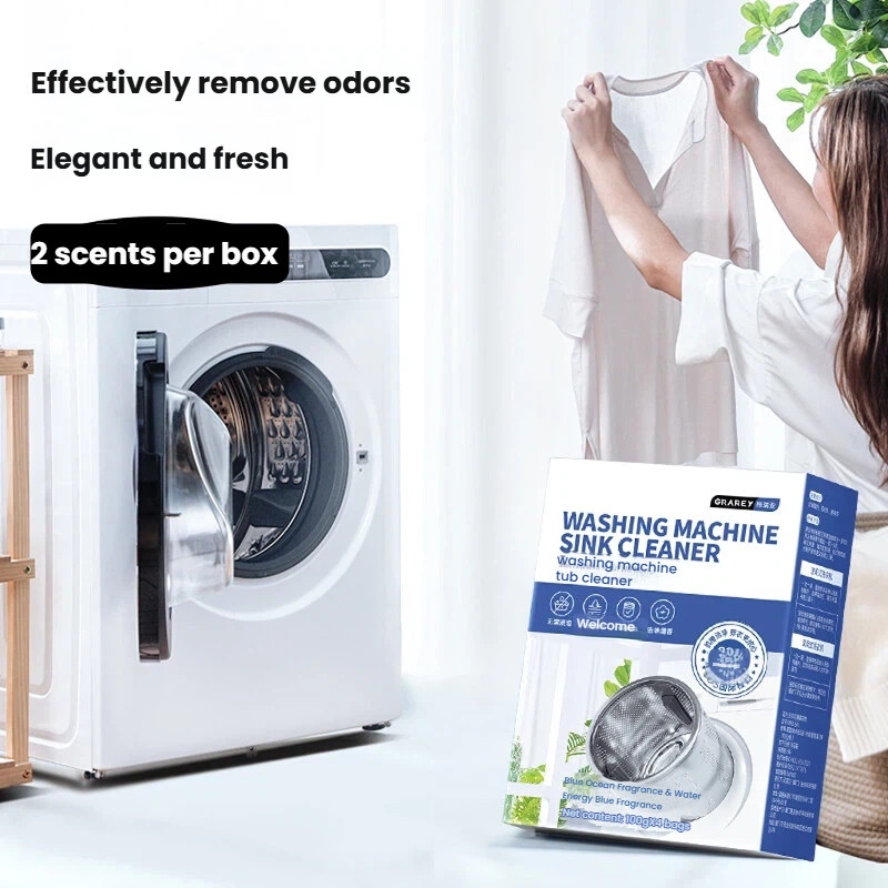 GRAREY GRAREY เครื่องซักผ้าถังทําความสะอาดที่มีประสิทธิภาพขจัดตะกรันฆ่าเชื้อเฉพาะกลองซักผ้าคราบทําคว