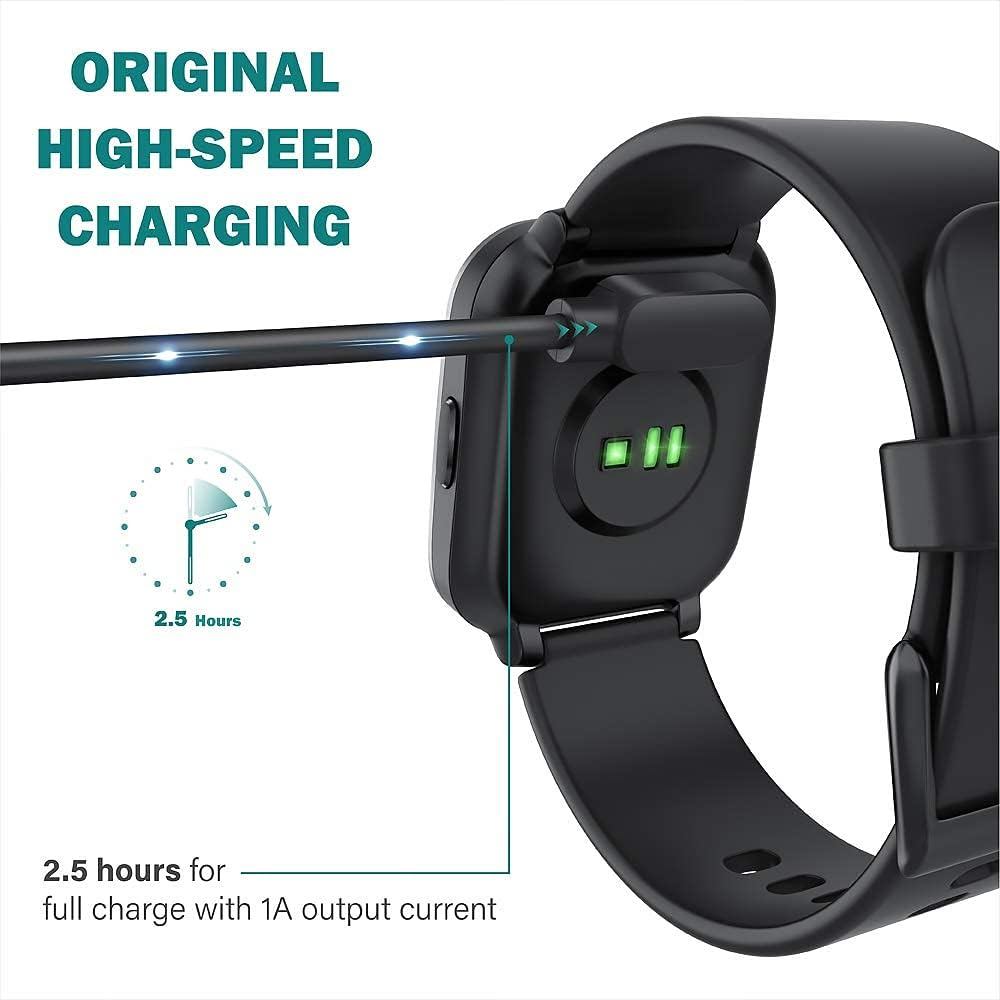 Compatible with LIGE I9M Smart watch Charger, Lamshaw Magnetic USB Charging Cable Replacement Charge