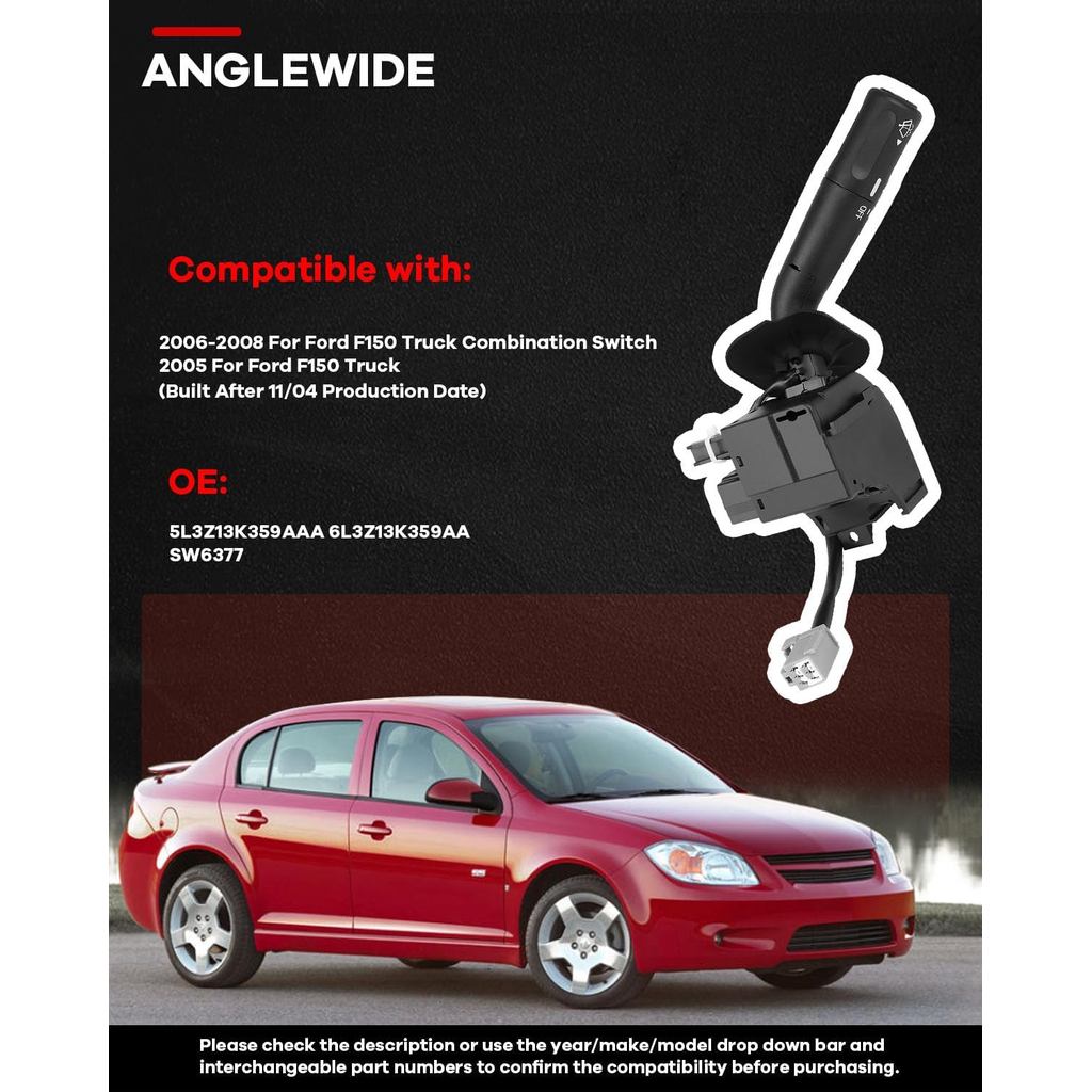 Ford F150 & Lincoln Mark LT Turn Signal Switch Replacement - Multi-Function Combination Switch 2005-