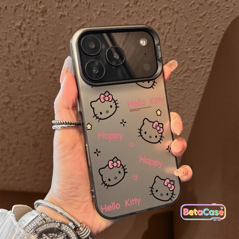 เคสโทรศัพท์ลายการ์ตูนแมว KT ใหม่สำหรับ iPhone 17 Pro Max 16 11 15 14 13 12 Pro Max XR X XS Max 8 7 6