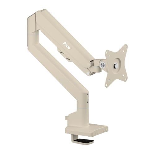 Pixio PS1S Wave Beige Monitor Arm Single Cute Up Down Left Right 32 inch 24 inch 27 inch