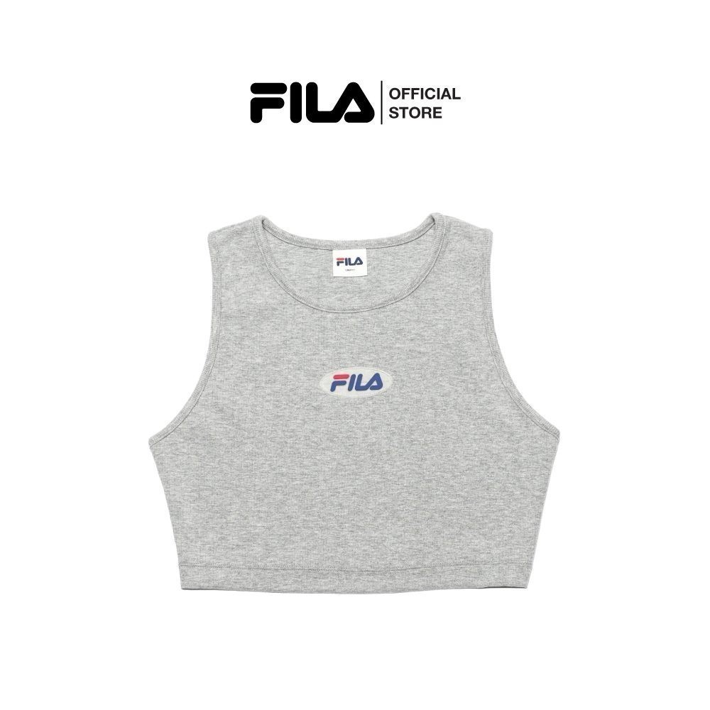 FILA เสื้อครอปผู้หญิง DNA Collection รุ่น FW2RSG41002F - GREY