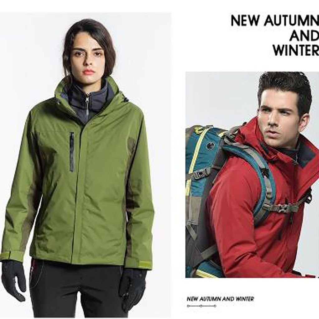 Taisen Wolf Soft Shell ซับหนากันน้ําWindproof Warm High Hat Collar Heat Concentrate Warm Sports Jack