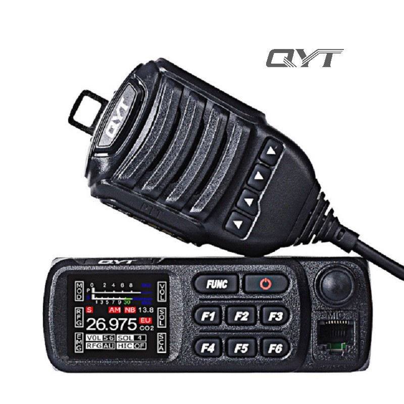QYT CB-27 AM FM Citizen Band Multi-Norms CB วิทยุมือถือ 12/24V 26.965-27.40MHz วิทยุมือถือเครื่องส่ง