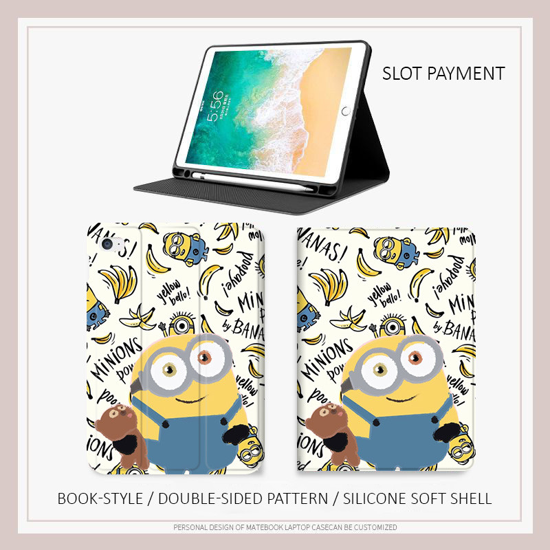 เคส air4/5/6 air7 ‌Minions mini4/5/6/7 10.2 gen7/8/9 ใหม่ air pro11 gen10 generation11 A16 เคส ipad ป้องกัน AIR M3 M5 กรณี ราคา ถูกที่สุด ดีลบีเคเค รูปภาพหลัก