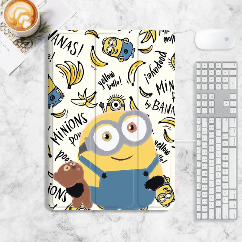 เคส air4/5/6 air7 ‌Minions mini4/5/6/7 10.2 gen7/8/9 ใหม่ air pro11 gen10 generation11 A16 เคส ipad ป้องกัน AIR M3 M5 กรณี ราคา ถูกที่สุด ดีลบีเคเค แกลเลอรีภาพที่ 6