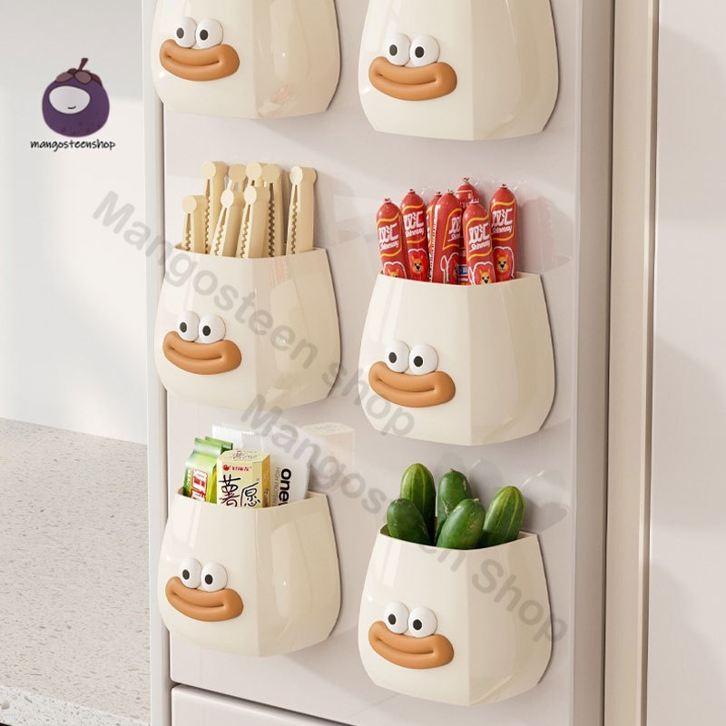 กล่องเก็บของแม่เหล็ก ติดตู้เย็น ติดผนัง ไม่หล่น แรงดูดสูง เหมาะห้องครัว-ห้องน้ำ - รูปที่ 7